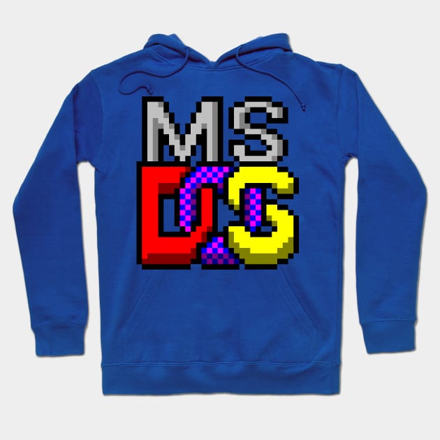 MS-DOS Icon Hoodie by LunarLoony